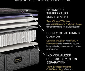 Beautyrest Black® Series Two 14.25" Firm Hybrid Mattress