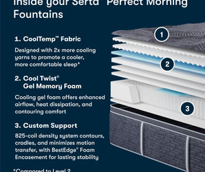 Serta Perfect Morning Fountains Medium Pillow Top 16" Mattress