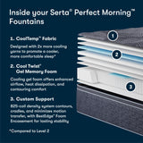 Serta Perfect Morning Fountains Plush Pillow Top 16" Mattress - inside the mattress, layer by layer