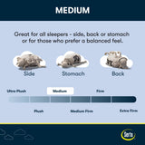 Serta Perfect Morning Fountains Medium Pillow Top 16" Mattress - medium comfort card