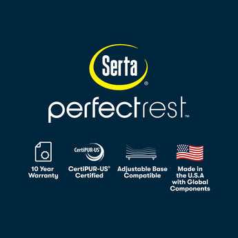 Serta Perfect Morning Fountains Plush Pillow Top 16" Mattress - warranty and certifications