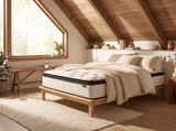 Sierra Sleep Chime 12 Inch Hybrid Mattress, attic bedroom setting