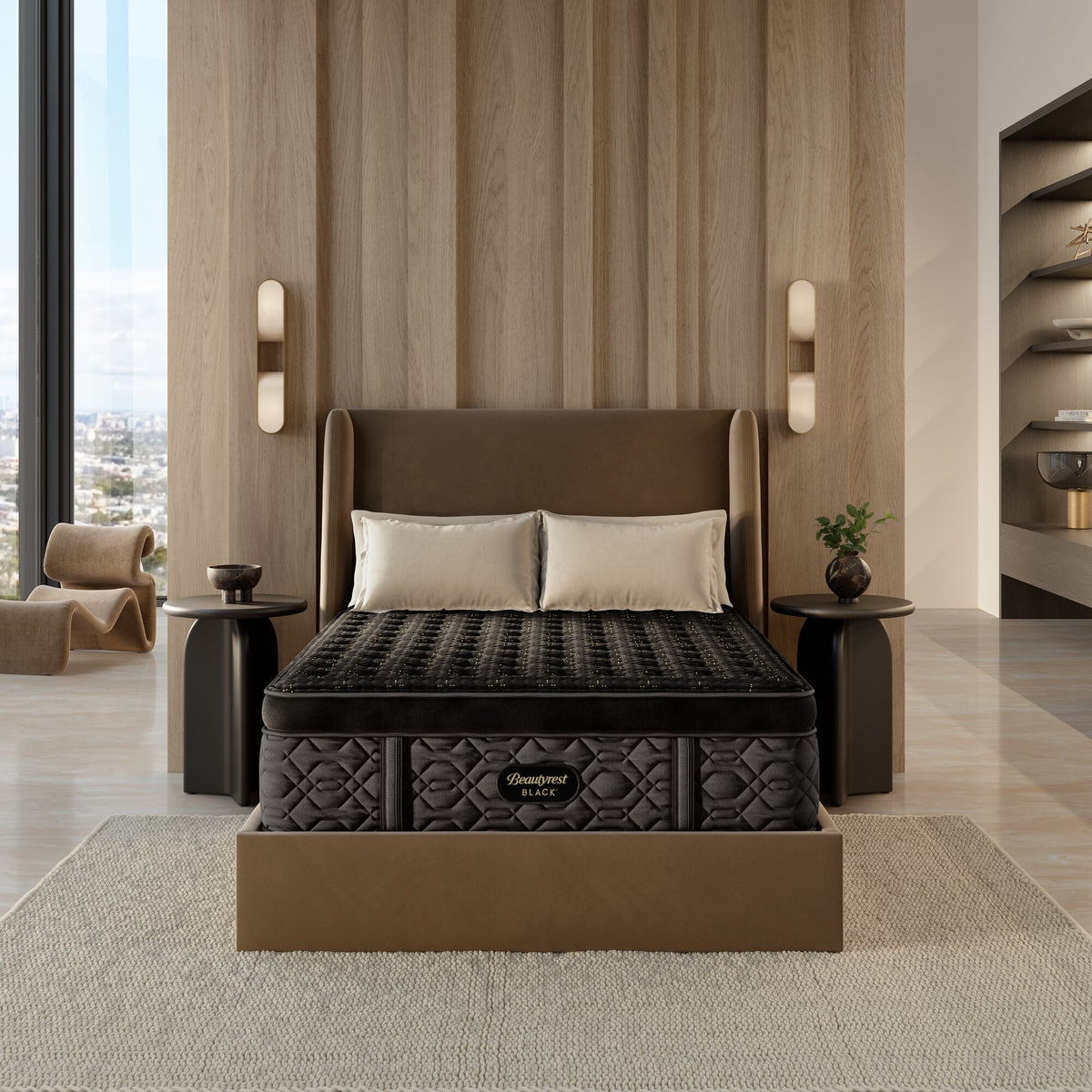 Beautyrest - Mattress Overstock | Mattress Store | Kentucky - Beautyrest Black® Series Four 17.5" Firm Pillow Top Mattress