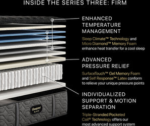 Beautyrest Black® Series Three 15" Firm Mattress