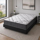 Jamison Grandview Firm 2-Sided mattress in bright window bedroom, Mattress Overstock Kentucky