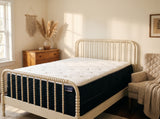 Jamison Sleep Response 4-Star mattress, three-quarter view in a styled bedroom