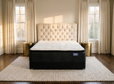 Jamison Sleep Response 6 Star mattress, foot-of-bed view in a styled bedroom