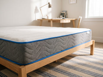 Jamison Sleep Response Aria mattress, side profile showing the mattress height