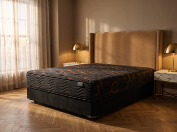 Jamison Sleep Response Fusion Elite mattress, side profile showing the mattress height