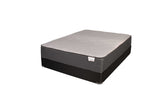 Jamison Sleep Response Ion Plush mattress on a foundation, manufacturer product photo, online exclusive from Mattress Overstock