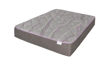 Jamison Sleep Response Lyric mattress on a foundation, manufacturer product photo, online exclusive from Mattress Overstock