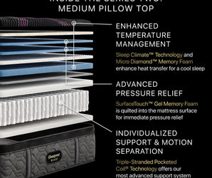 Beautyrest Black® Series Two 16.5" Medium Pillow Top Mattress