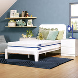 Sierra Sleep Nectar Foam Kids Mattress, corner view in a kids bedroom setting