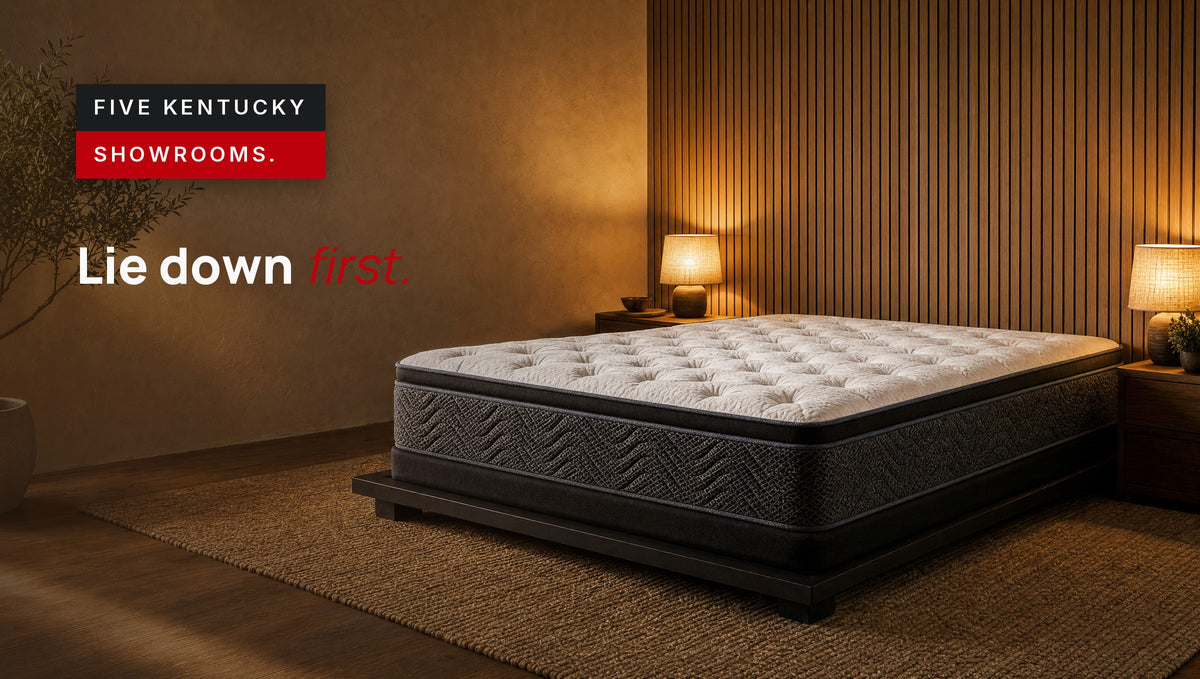 Lie down first. Five Kentucky showrooms.