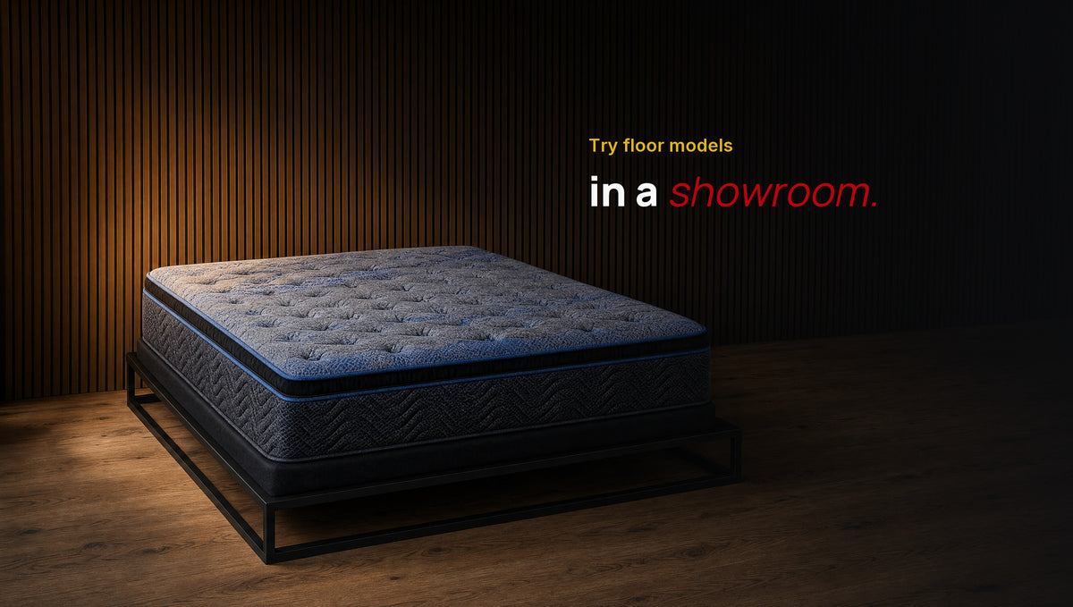 Try floor models in a showroom.