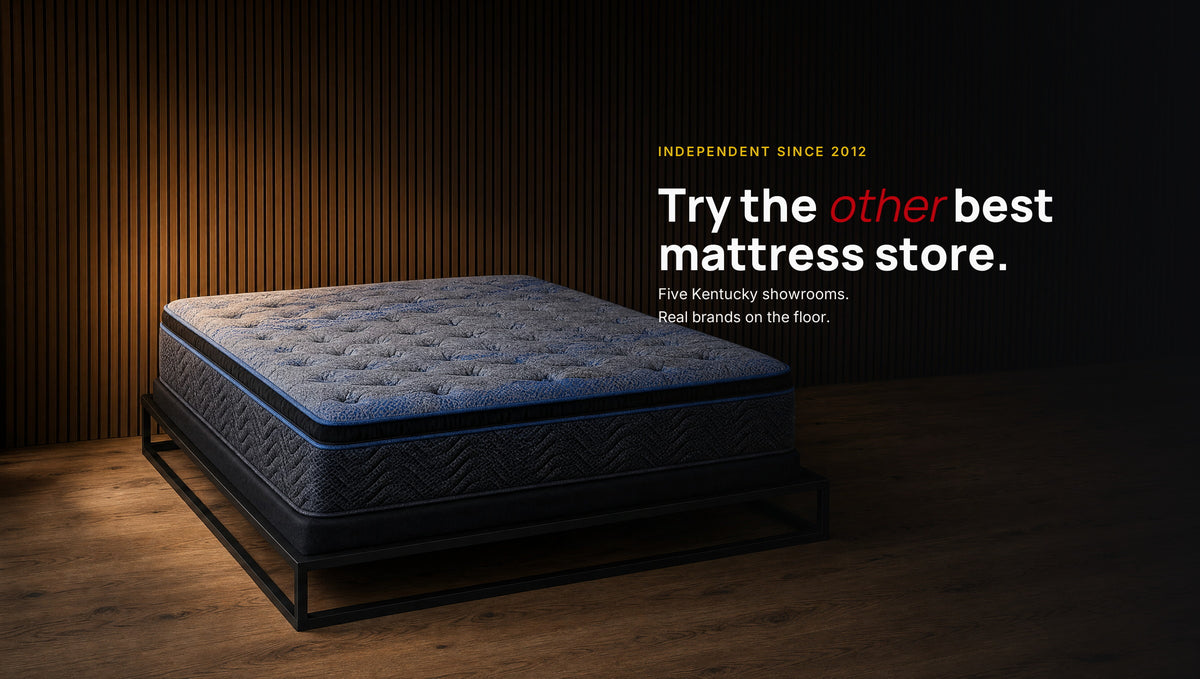 Independent Kentucky mattress showrooms since 2012.